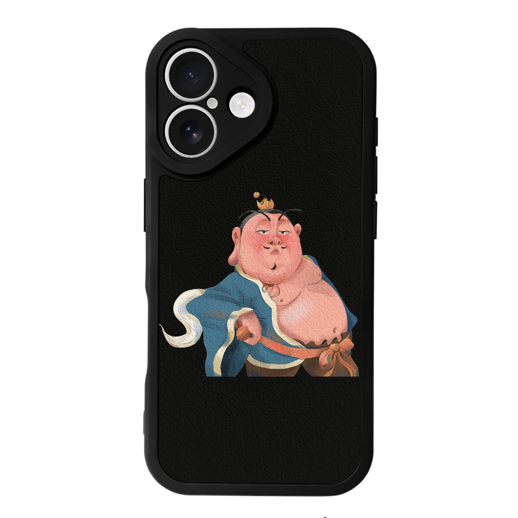 （画像用） Ne Zha 2 ナタ 魔童の大暴れ 【iPhone 16シリーズ対応】シリコンスマホケース（レザー調） 材質：シリコン